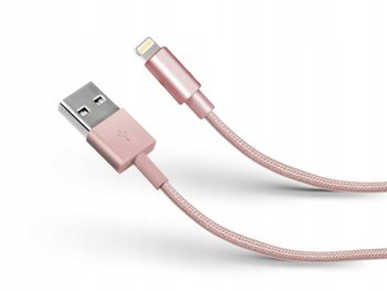 KABEL SBS USB-Lightning 1m w otulinie Różowe zloto - SBS