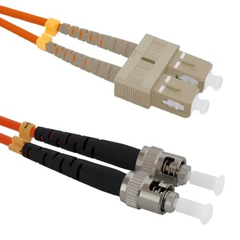 Kabel SC/UPC-ST/UPC QOLTEC, 2 m - Qoltec
