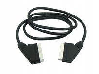 Kabel SCART EURO-EURO TV 21PIN EUROZŁĄCZE 1,2m cza Przewód GSM-HURT