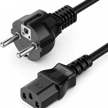 Kabel sieciowy Riff Power Network, wtyczka EU na wtyczkę C13, 1,5 m, kolor czarny - EnGenius