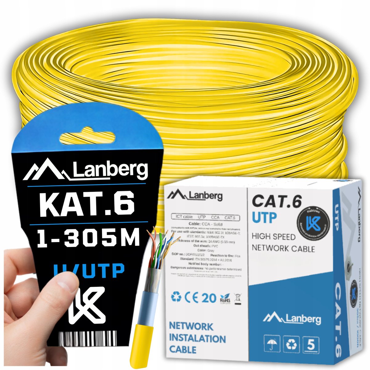 Kabl UTP CAT6 1m