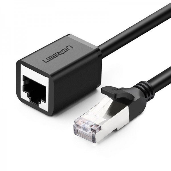 Kabel sieciowy UGREEN przedłużacz Ethernet RJ45, Cat. 6, FTP, 2m, czarny-Zdjęcie-0
