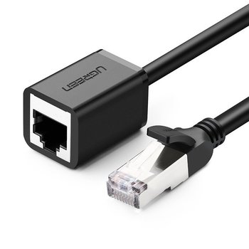 Kabel sieciowy UGREEN przedłużacz Ethernet RJ45, Cat. 6, FTP, z metalową wtyczką 3m, (Czarny) - uGreen