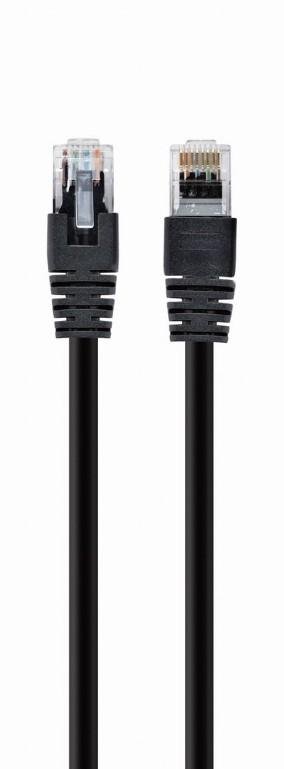 Фото - Інше мережеве обладнання Gembird Kabel Sieciowy Utp  Pp12-7.5M/Bk Kat. 5E, Patch Cord Rj-45  (7,5 M)