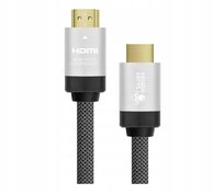 Kabel Silver Monkey HDMI - HDMI Oplot 3m Szary SILVER MONKEY