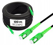 KABEL ŚWIATŁOWÓD SM SC/APC 100m SIMPLEX FTTH OUTDOOR ZEWNĘTRZNY Inna marka