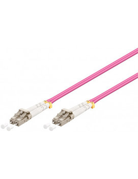 Kabel światłowodowy, Multimode (OM4) Violett - Długość kabla 10 m - Goobay