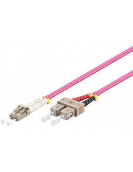 Kabel światłowodowy, Multimode (OM4) Violett - Długość kabla 5 m - Goobay