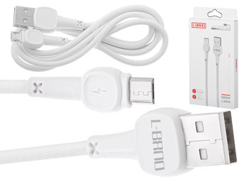 KABEL SZYBKIE ŁADOWANIE MICRO USB NB132 BIAŁY - KONTEXT