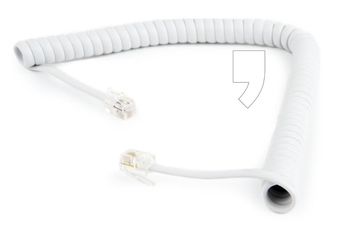 Kabel telefoniczny RJ10 GEMBIRD, 2 m-Zdjęcie-0
