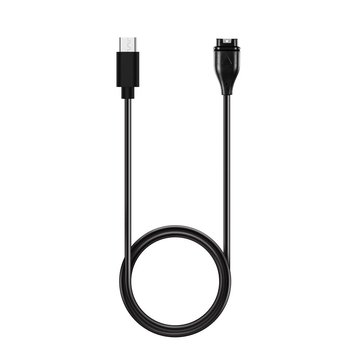 Kabel Typ C do ładowania smartwatcha GARMIN FENIX 7, 6, 6X, 6S, 5, 5X, 5S, 5 Plus Vivoactive 3 itd. HD24 1m. czarny - Partner Tele