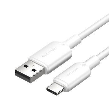 KABEL USB 2.0 A DO USB-C 3A VENTION CTQWF 1M (BIAŁY) - Vention