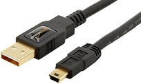 Kabel usb 2.0 a na mini b 0.9 m do aparatu dysku gps kamery Amazon Basics