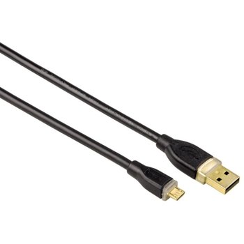 Kabel USB 2.0 HAMA A - microUSB B, 1.8 m, czarny - Hama