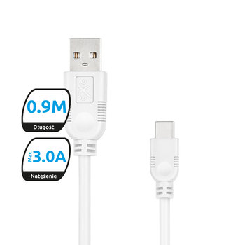 Kabel USB 2.0 - USB-C EXC MOBILE Whippy, 0.9 m - eXc mobile