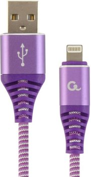 Kabel USB-A - Lightning GEMBIRD Premium CC-USB2B-AMLM-1M-PW, 1 m - Gembird