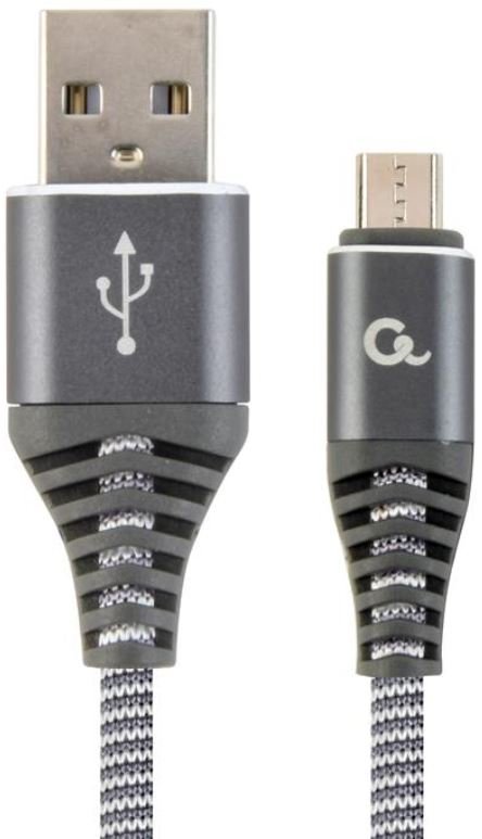 Zdjęcia - Kabel Gembird  USB-A - microUSB  Premium CC-USB2B-AMmBM-2M-WB2, 2 m 