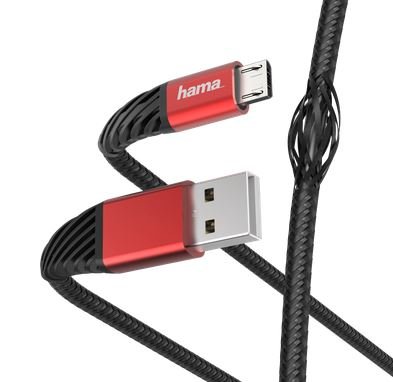 Kabel USB-A - microUSB HAMA Extreme, 1.5 m