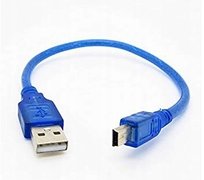 Kabel USB A na mini USB B dł.23cm Inna marka