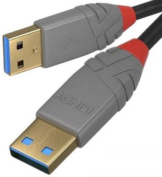 Kabel USB-A - USB-A LINDY Anthra Line 36750, 0.5 m - Lindy