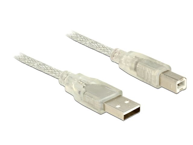 Фото - Кабель Delock Kabel USB-A - USB-B , 5 m 