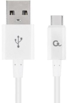 Kabel USB-A - USB-C GEMBIRD CC-USB2P-AMCM-1M-W, 1 m - Gembird