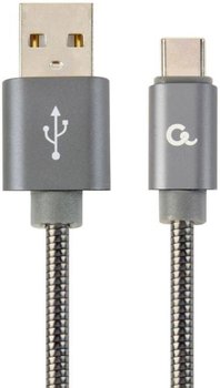 Kabel USB-A - USB-C GEMBIRD CC-USB2S-AMCM-1M-BG, 1 m - Gembird