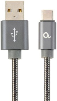 Kabel USB-A - USB-C GEMBIRD CC-USB2S-AMCM-2M-BG, 2 m - Gembird
