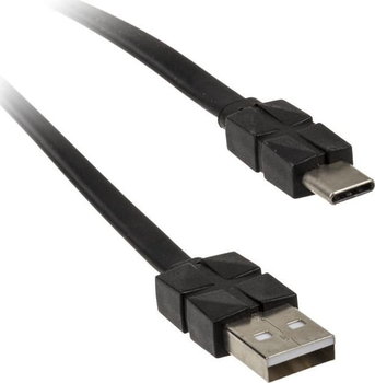 Kabel USB Akasa USB-A - USB-C 1 m Czarny (AK-CBUB43-10BK) - Akasa
