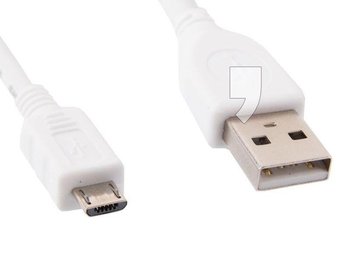 Kabel USB AM - microUSB BM GEMBIRD CCP-MUSB2-AMBM-W-1M, 1 m - Gembird