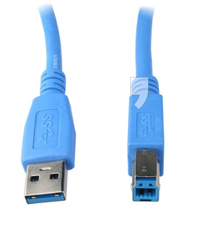 Фото - Кабель Gembird Kabel USB AM - USB BM  CCP-USB3-AMBM-6, 1.8 m 
