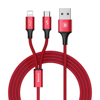 Kabel USB BASEUS 2w1 Rapid, Lightning, micro USB, 3A, 1.2m - Baseus