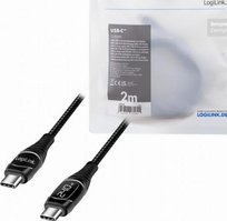 Kabel Usb-C 1M Logilink Ładowanie 240W Z Chipsetem E-Mark