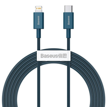 Kabel USB-C do Lightning Baseus Superior Series, 20W, PD, 2m (niebieski) - Baseus