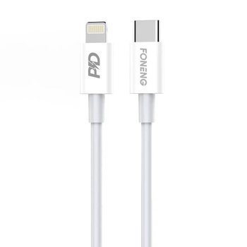 Kabel USB-C do Lightning Foneng X31, 20W 1m (biały) - Inny producent