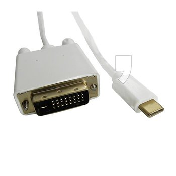Kabel USB-C - DVI QOLTEC 50417, 2 m - Qoltec
