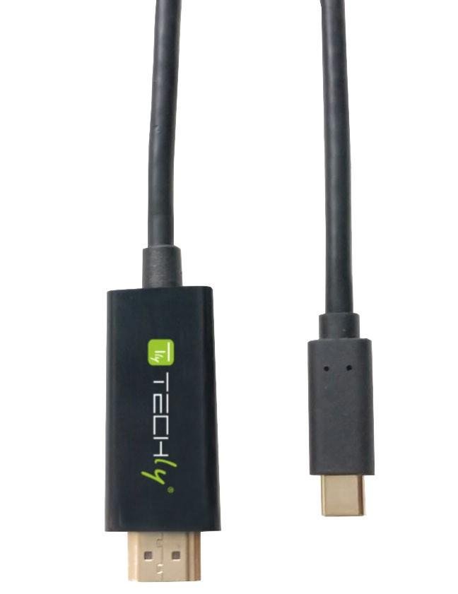 Zdjęcia - Kabel TECHLY  USB-C - HDMI , 2 m 