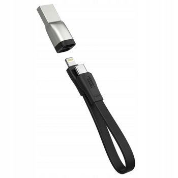 Kabel USB-C - lightning 20cm 20W PD Nylonowy XO - XO