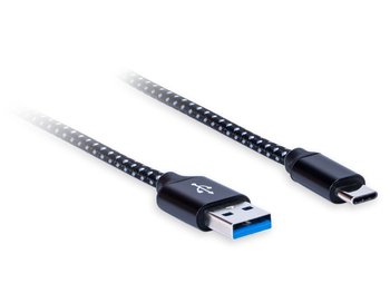 Kabel USB-C (M) - USB 3.0 A (M), AQ Premium Długość: 1,8m - AQ - Acoustique Quality