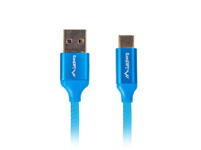 Фото - Кабель Lanberg Kabel USB-C M/USB-A M 2.0  Premium, 0.5 m 