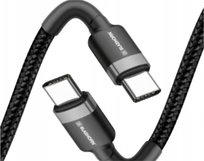 Kabel USB-C PD/USB-C Nylonowy oplot Blashorn 1,2 m Quick Charge