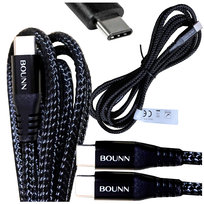Kabel USB C przewód 2m szybkie ładowanie PD60W 2x USB-C mocny oplot