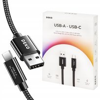 Kabel Usb C Szybkie Ładowanie Do Samsung Android Auto Deko Usb Typ C 1M