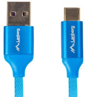 Kabel USB-C - USB-A 2.0 LANBERG CA-USBO-22CU-0005-BL, 0.5 m - LANBERG