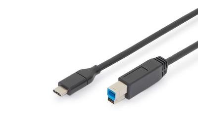 Kabel USB-C - USB-B DIGITUS, 1,8 m