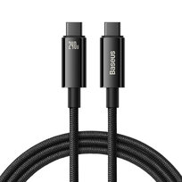 Kabel USB C - USB C 480Mb/s 240W 2m Baseus Tungsten Gold CAWJ040101 - czarny Baseus