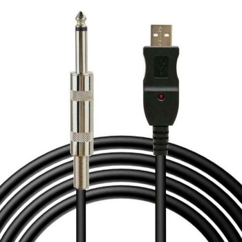Kabel Usb Do Gitary Jack 6,3 Interfejs 3M Przewód - Inny producent
