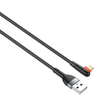 Kabel USB do Lightning LDNIO LS561, 2.4A, 1m (czarny) - LDNIO