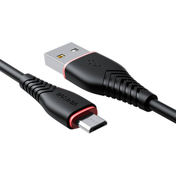 Kabel USB do Micro USB Vipfan Anti-Break X01, 3A, 1m (czarny) - Inny producent