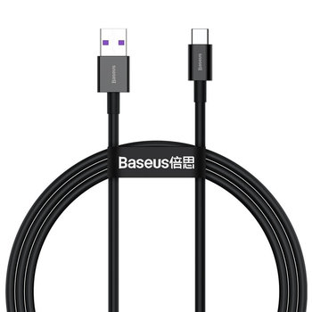 Kabel USB do USB-C Baseus Superior Series, 66W, 1m (czarny) - Baseus